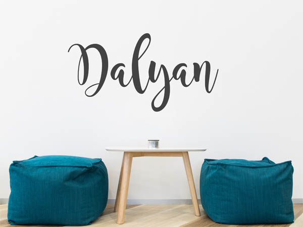 Wandtattoo Dalyan in Handschrift