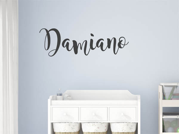 Wandtattoo Damiano in Handschrift
