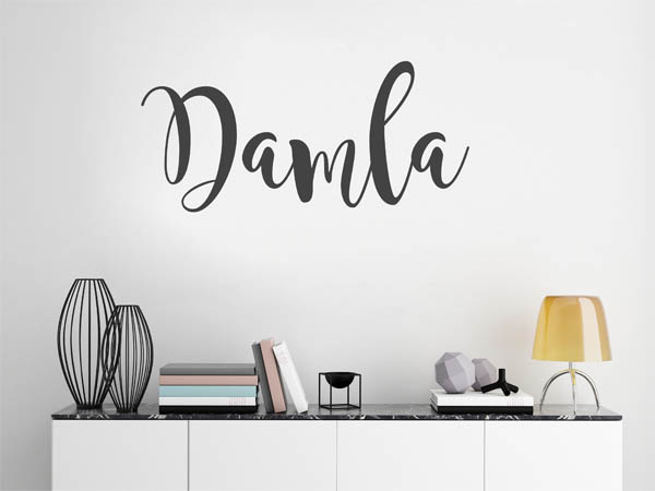 Wandtattoo Damla in Handschrift