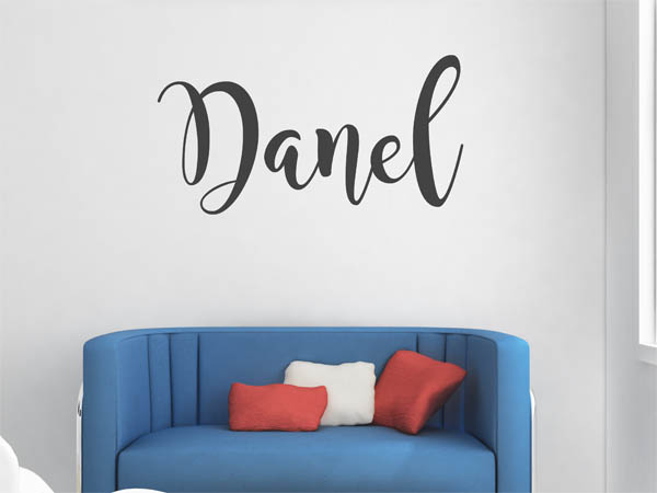 Wandtattoo Danel in Handschrift