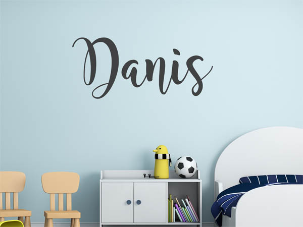 Wandtattoo Danis in Handschrift