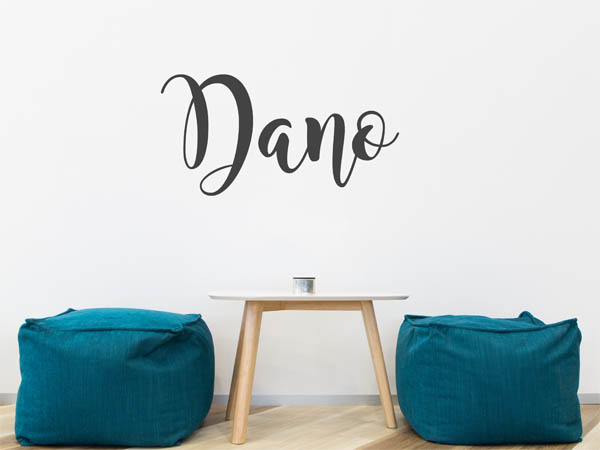 Wandtattoo Dano in Handschrift