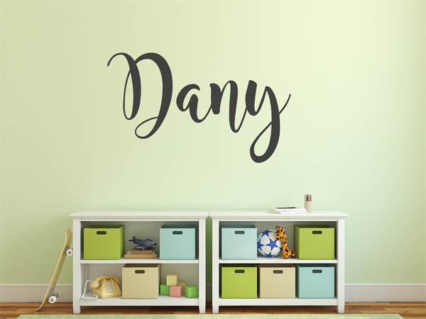 Wandtattoo Dany in Handschrift