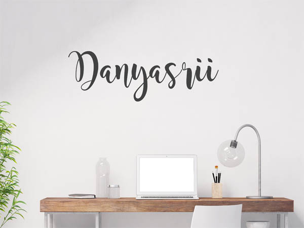 Wandtattoo Danyasrii in Handschrift