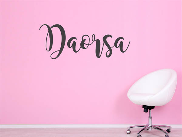 Wandtattoo Daorsa in Handschrift