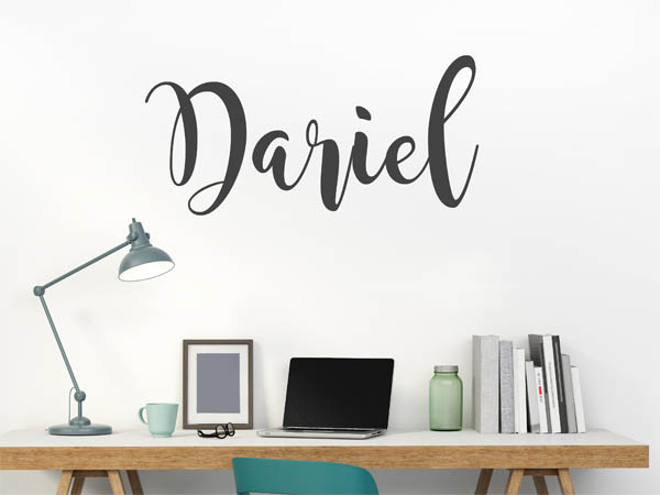 Wandtattoo Dariel in Handschrift