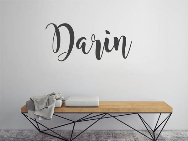 Wandtattoo Darin in Handschrift