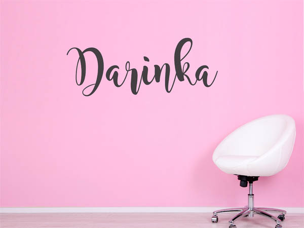 Wandtattoo Darinka in Handschrift
