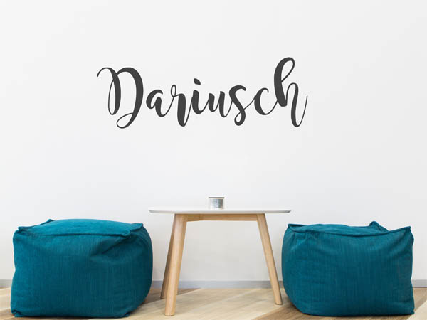Wandtattoo Dariusch in Handschrift