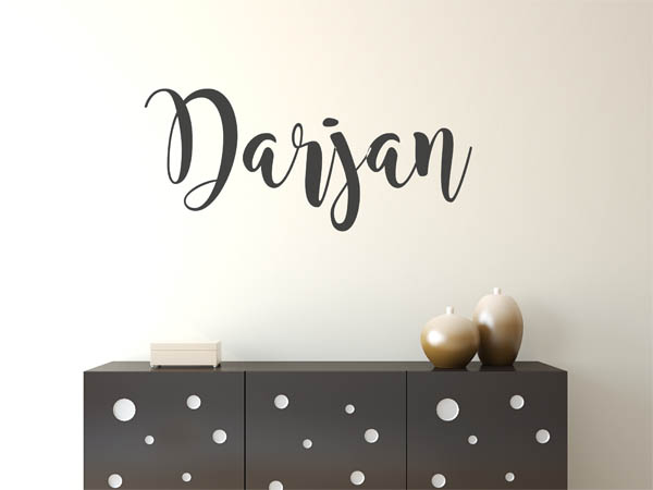 Wandtattoo Darjan in Handschrift