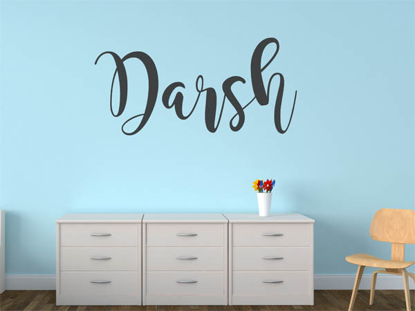 Wandtattoo Darsh in Handschrift