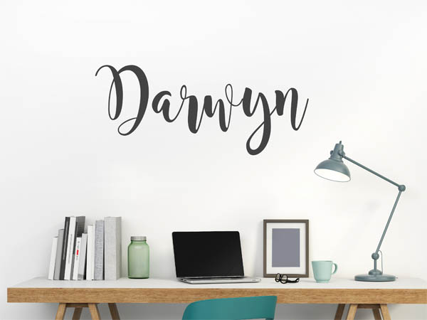 Wandtattoo Darwyn in Handschrift