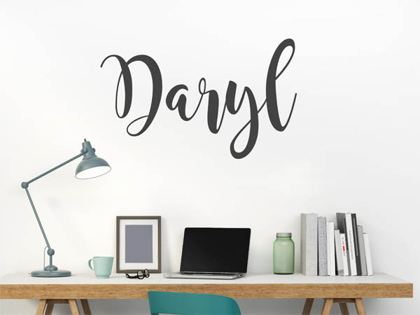 Wandtattoo Daryl in Handschrift