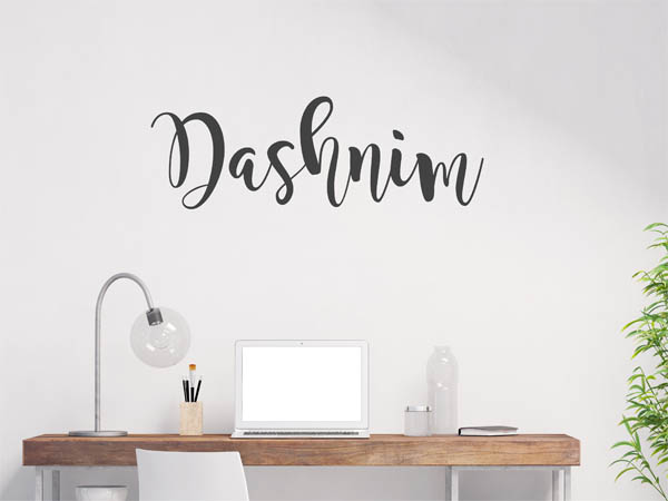 Wandtattoo Dashnim in Handschrift