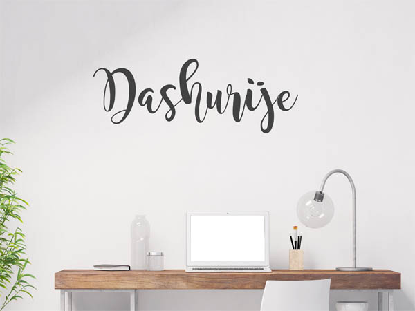 Wandtattoo Dashurije in Handschrift