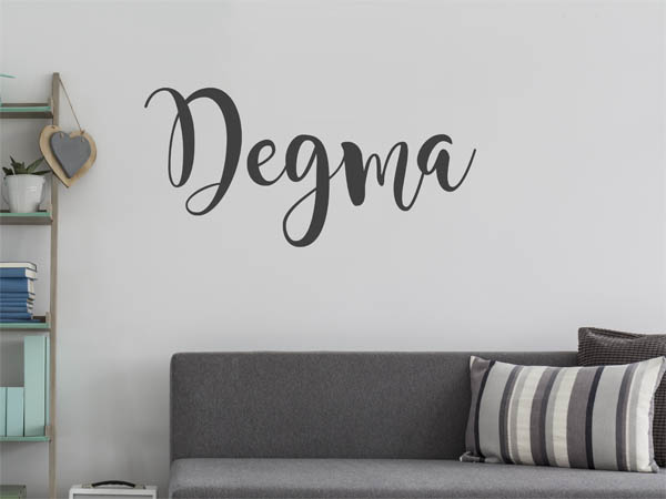 Wandtattoo Degma in Handschrift