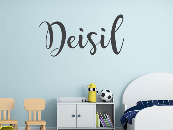 Wandtattoo Deisil in Handschrift