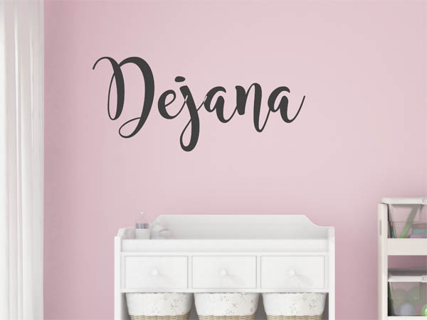 Wandtattoo Dejana in Handschrift
