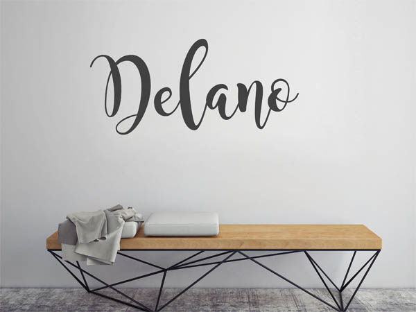 Wandtattoo Delano in Handschrift