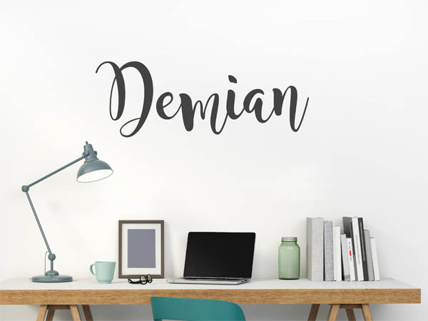 Wandtattoo Demian in Handschrift
