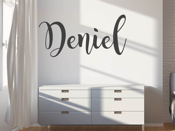 Wandtattoo Deniel in Handschrift