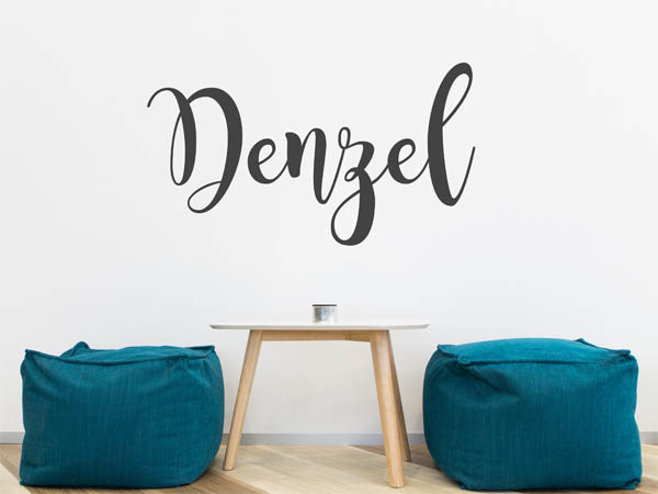 Wandtattoo Denzel in Handschrift
