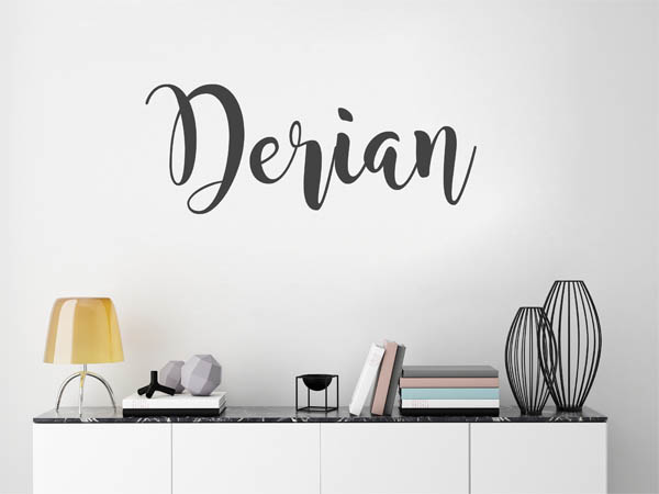 Wandtattoo Derian in Handschrift