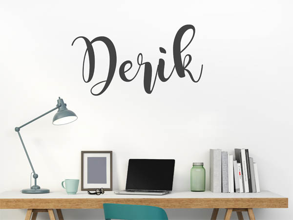 Wandtattoo Derik in Handschrift