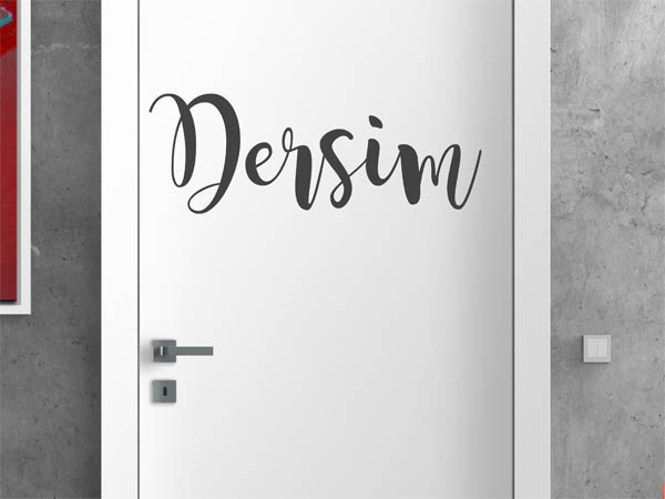 Wandtattoo Dersim in Handschrift