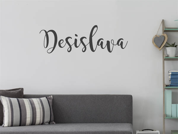 Wandtattoo Desislava in Handschrift