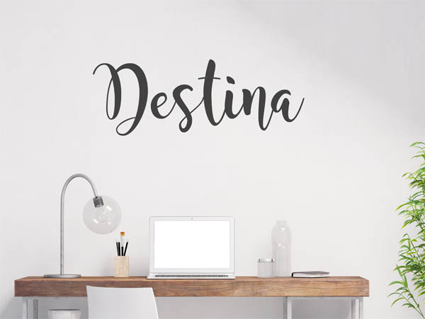 Wandtattoo Destina in Handschrift
