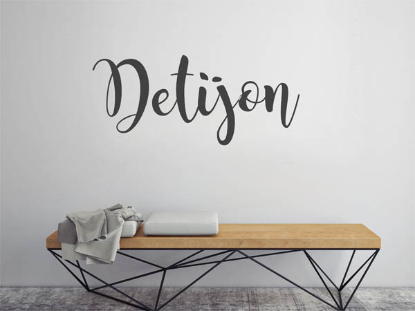 Wandtattoo Detijon in Handschrift