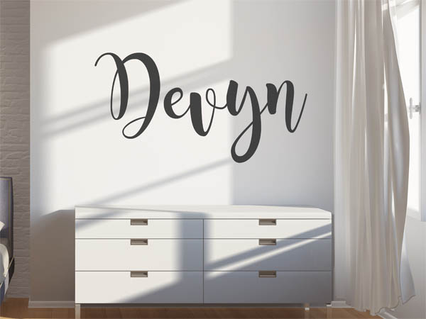 Wandtattoo Devyn in Handschrift