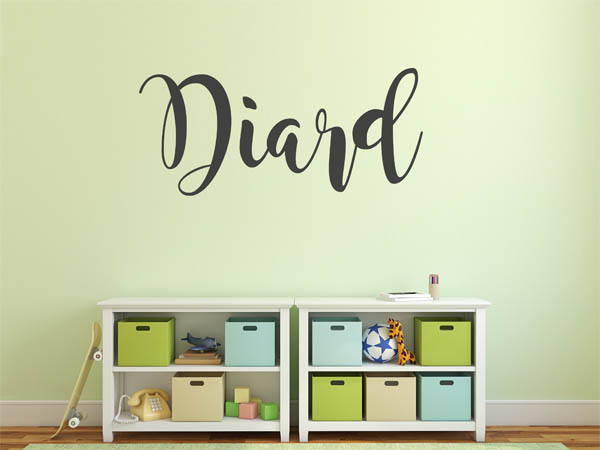 Wandtattoo Diard in Handschrift