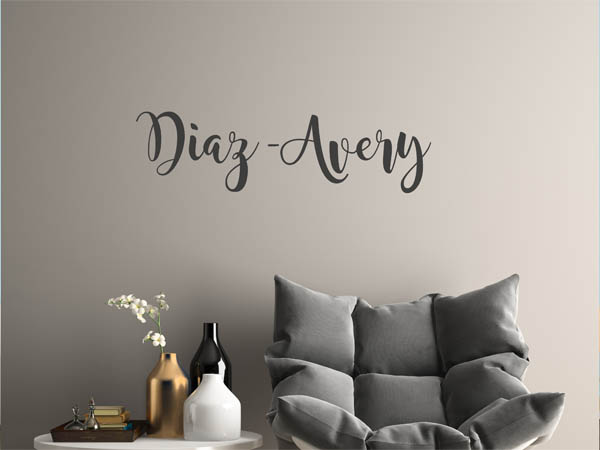 Wandtattoo Diaz-Avery in Handschrift