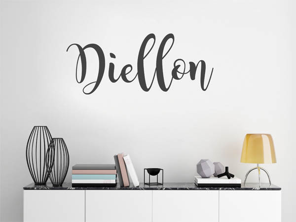 Wandtattoo Diellon in Handschrift