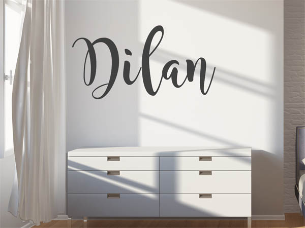 Wandtattoo Dilan in Handschrift