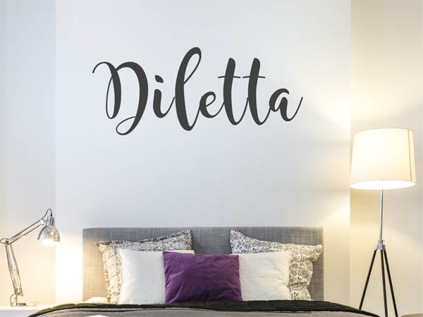 Wandtattoo Diletta in Handschrift