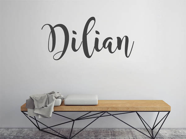 Wandtattoo Dilian in Handschrift