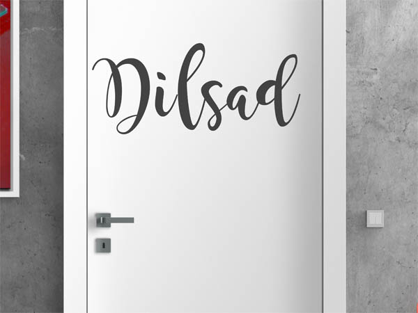 Wandtattoo Dilsad in Handschrift