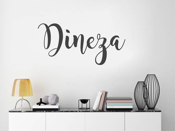 Wandtattoo Dineza in Handschrift