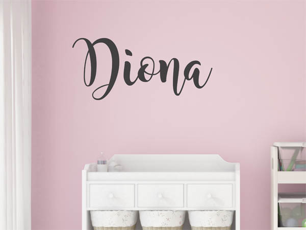 Wandtattoo Diona in Handschrift