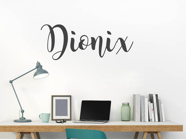 Wandtattoo Dionix in Handschrift