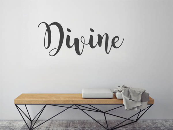 Wandtattoo Divine in Handschrift