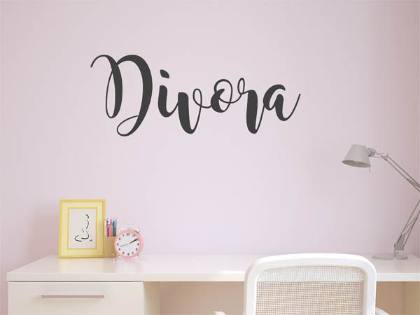 Wandtattoo Divora in Handschrift