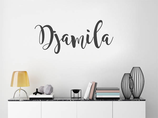 Wandtattoo Djamila in Handschrift