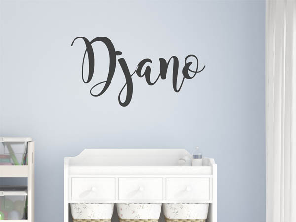 Wandtattoo Djano in Handschrift