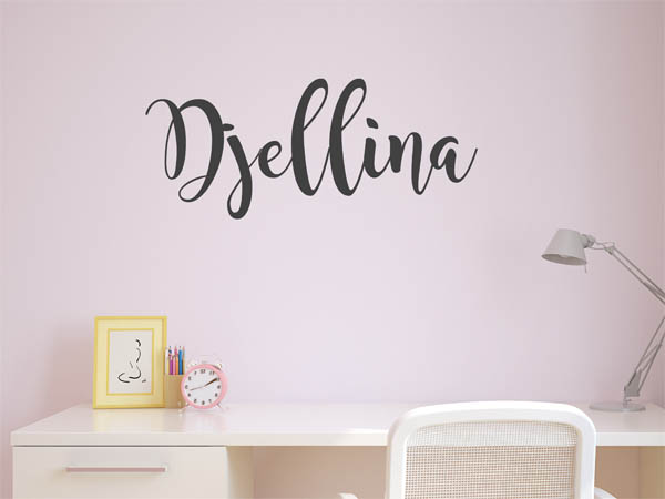 Wandtattoo Djellina in Handschrift