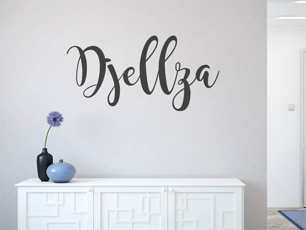 Wandtattoo Djellza in Handschrift
