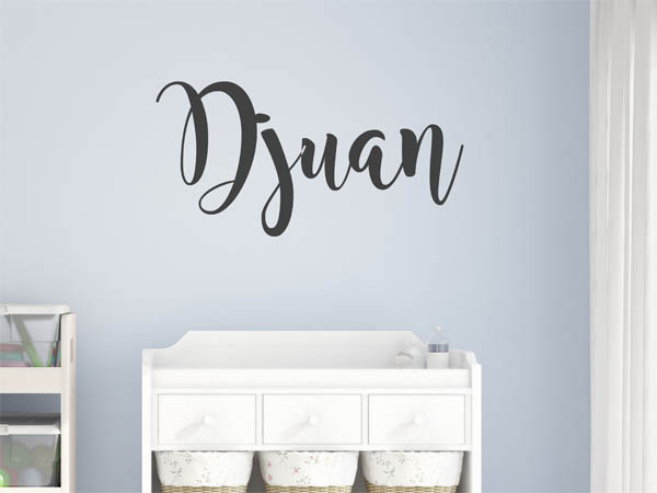 Wandtattoo Djuan in Handschrift